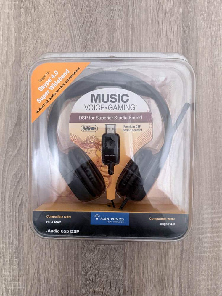 Plantronics headset 655