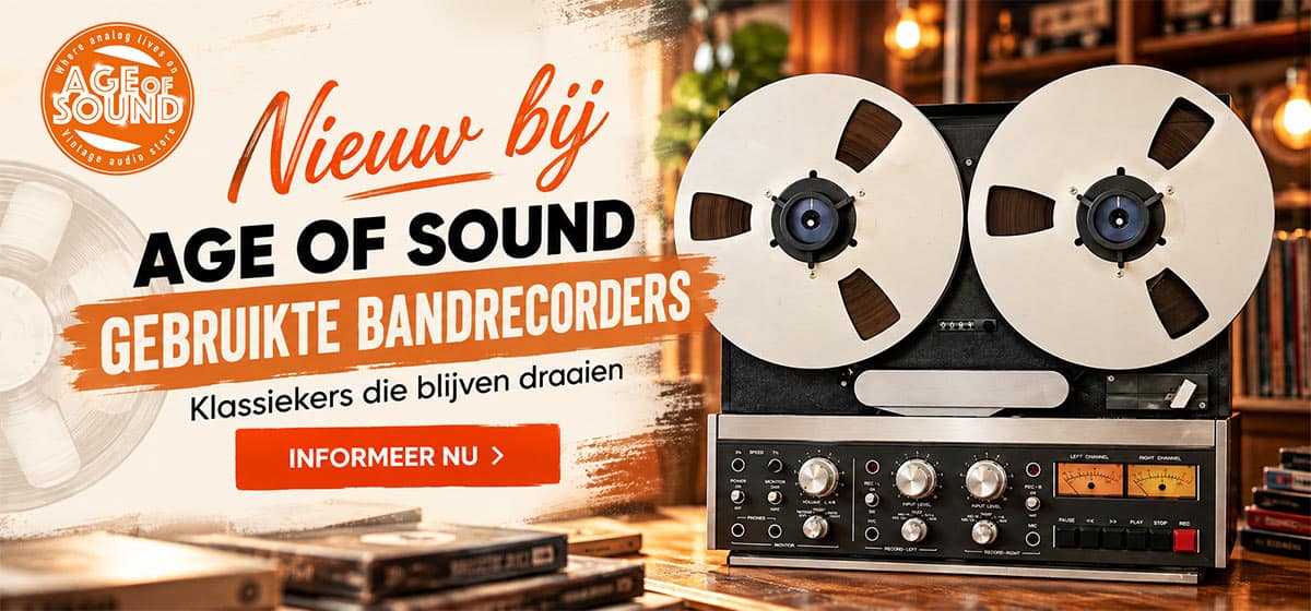 gebruikte bandrecorders